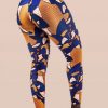 Legging Couleur Imprime Orange Yoga Fitness Sport Femme Massollo 14 1080x