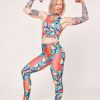 Legging Couleur Imprime Rose Fitness Yoga Sport Femme Massollo 12 1080x